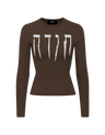 LONG SLEEVE BROWN BABY T