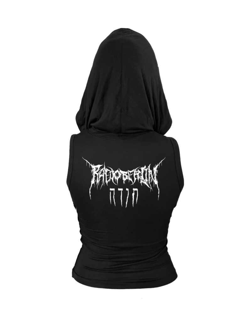 TODA X RADIO BERLIN HOODED SLEEVE-LESS TOP