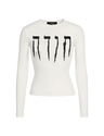 WHITE BIG LONG SLEEVE BABY T
