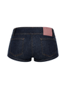 STRETCHY LOW RISED JEANS SHORTS