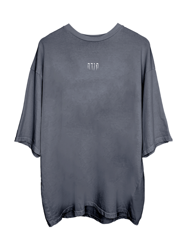 TODA GREY ESSENTIAL OVERSIZED T-SHIRT