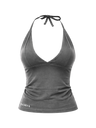 TODA GREY HALTER TOP