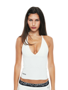 TODA WHITE HALTER TOP