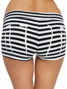 TODA STRIPED MICRO SHORTS