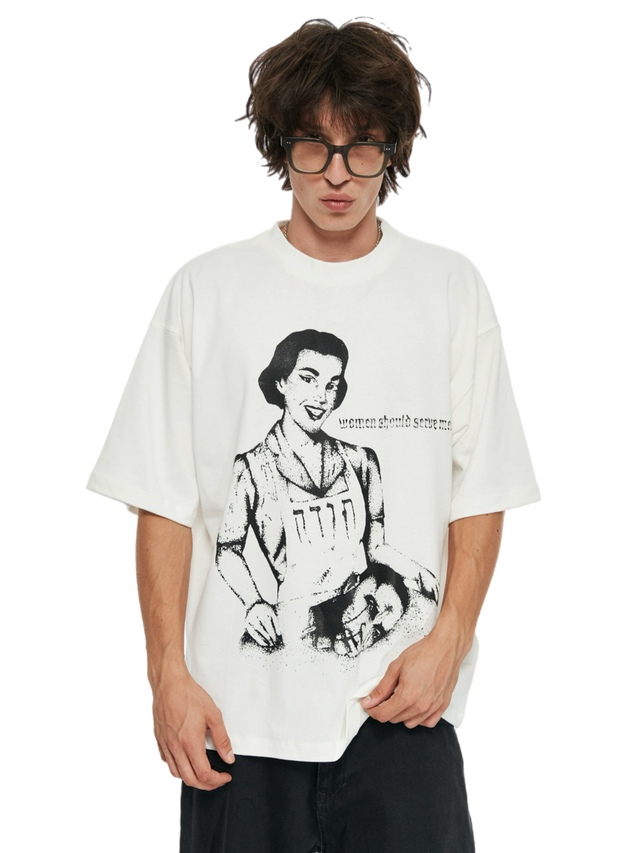 WOMEN SHOULD SERVE MEN OVERSIZED T-SHIRT
